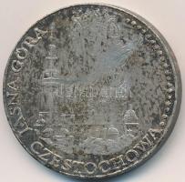 Lengyelország DN "II. János Pál / Czestochowa" ezüstözött fém emlékérem (35mm) T:2 oxidáci...