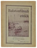 Id. Magold Gusztáv(szerk.): Balatonfüredi emlék. Balatonfüred, 1935, Balatonvidéki Hírmondó. Kiadói papírkötés, jó állapotban.