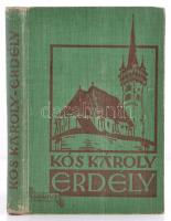 Kós Károly: Erdély. Kultúrtörténeti vázlat. Bp., 1929, Genius. 88 p. 60 t. (linometszet; ebből 52 színes) Festett, kissé kopott, kiadói zöld egészvászon-kötésben.