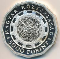 2006. 5000Ft Ag "Esztergomi bazilika" tanúsítvánnyal és tájékoztatóval T:PP fo.