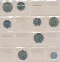 110db-os vegyes magyar és külföldi fémpénz tétel albumba rendezve T:vegyes
110pcs of various metal ...