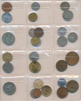 110db-os vegyes magyar és külföldi fémpénz tétel albumba rendezve T:vegyes
110pcs of various metal ...