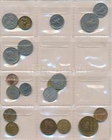 110db-os vegyes magyar és külföldi fémpénz tétel albumba rendezve T:vegyes
110pcs of various metal ...