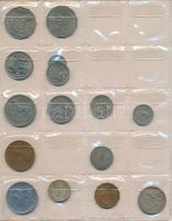 110db-os vegyes magyar és külföldi fémpénz tétel albumba rendezve T:vegyes
110pcs of various metal ...