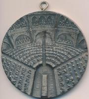 ~1970-1980. "A Magyar Népköztársaság Országgyűlése Budapest" kétoldalas érem füllel, szign...