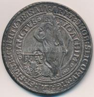 Csehország / történelmi tartomány 1520. Tallér "Szent Joachim" ezüstözött fém 1967-es másolat (42mm) T:2 Bohemia 1520. Joachimsthaler silver plated metal copy (1967) (42mm) C:XF