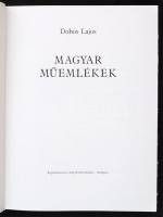 Dobos Lajos: Magyar műemlékek. Bp., 1972, Képzőművészeti Alap. Kiadói keménykötésben