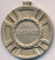 Szerbia 1913. "Miloš Obilić Vitézségi Érem ezüst fokozata" ezüstözött fém kitüntetés mells...