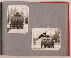 1979 A moszkvai Malinovszkij Páncélos Katonai Akadémia emlékalbuma magyar személy nevére kiállítva, ...