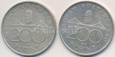 1994. 200Ft Ag "Deák" (2x) T:2,2-