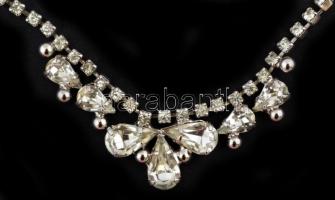 Dekoratív, bizsu nyaklánc, 40cm