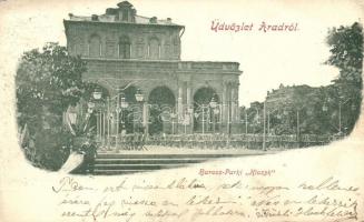 1899 Arad, Baross Park, Kioszk (Rb)