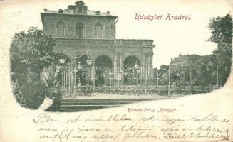 1899 Arad, Baross Park, 'Kioszk' (Rb)