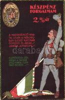 Magyar Hadsegélyező Hivatal propaganda segélylapja / Hungarian military charity propaganda card (EK)