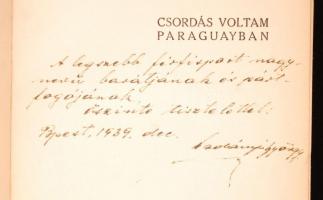 Dadányi György: Csordás voltam Paraguayban. Bp., é.n., Stádium Sajtóvállalat. Kiadói kopottas egészv...