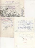 cca 1950 Tiszavölgyi József (1909-?) fotóriporter 11 db feliratozott kordokumentuma az 1950-es 1960-...