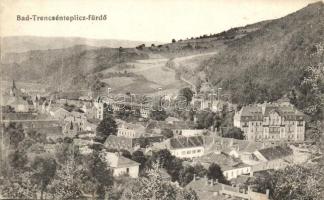 Trencsénteplic-fürdő, Trencianske Teplice; Szálloda, kiadja Wertheim Zsigmond / Grand Hotel (Rb)