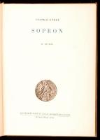 Csatkai Endre: Sopron. (Magyar Műemlékek) Bp., 1954, Képzőművészeti Alap Kiadóvállalata. Kiadói félv...