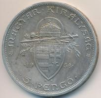 1938. 5P Ag "Szent István" T:2
Adamo P8.1