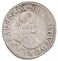 Ausztria 1673IAN VIkr Ag "I. Lipót" Graz T:2-,3 Austria 1673IAN 6 Kreuzer Ag "Leopold I" Graz C:VF,F Krause KM# 1233