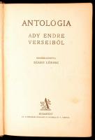 Antológia Ady Endre verseiből. Összeáll., előszó: Szabó Lőrinc. Bp., 1927, Athenaeum. 264 p. Kiadói,...