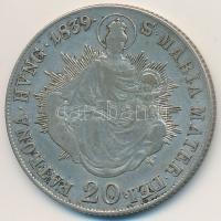 1839B 20kr Ag "V. Ferdinánd" T:2-
Huszár: 2081., Unger III.: 1419