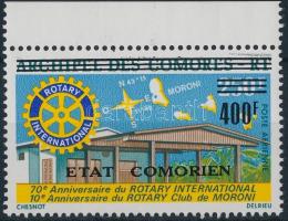 Rotary bélyeg felülnyomással, Rotary stamp with overprint