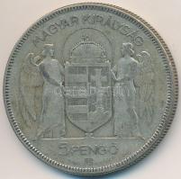 1930. 5P Ag "Horthy jobbra" T:3 
Adamo P8