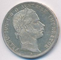 Ausztria 1860A 1Fl Ag "Ferenc József" T:2 Austria 1860A 1 Florin Ag "Franz Joseph" C:XF