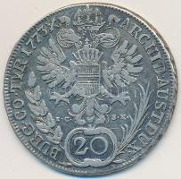 Ausztria 1773IC-SK 20Kr Ag "Mária Terézia" T:2- Austria 1773IC-SK 20 Kreuzer Ag "Maria Theresia" C:VF