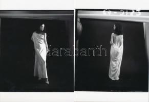 cca 1975 Esztétikus aktfotók, 6 db korabeli negatívról modern nagyítások, 18x13 cm