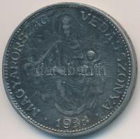 1933. 2P Ag "Madonna" T:2-,3 ph