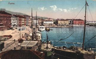 Fiume, port, ships (EK)