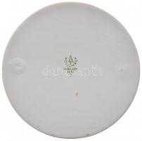 1984. "Szegedi Herman Ottó Horgászegyesület 1934-1984" festett hollóházi porcelán plakett ...