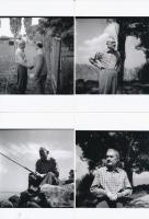 1962 Makláry Zoltán (1896-1978) színész Balatonfüreden, Kotnyek Antal (1921-1990) fotóriporter hagyatékában őrzött 13 db negatívról készült modern nagyítások, 10x15 cm