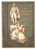 Gróf Széchenyi István Emlékkönyv. Szerk. Nyesti Pál. Bp., 1909, Anglo-nyomda. 1 t. 144 p. Kiadói, festett, dombornyomással díszített egészvászon-kötésben.