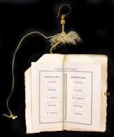 1899 Orvosi Piknik kihajtható, díszes táncrend