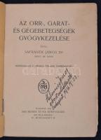 Dr. Safranek János: Az orr-, garat-, gégebajok és határterületi megbetegedések gyógykezelése. Bp., 1...
