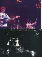 1986. július 27. Budapesten vendégszerepelt a Queen együttes, 4 db koncertfotó, 22x16 cm