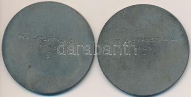 1943. "Magyar Olasz Bank Tisztviselőinek Sportegyesülete 1920 / Női diszkosz cs. I., Női diszko...