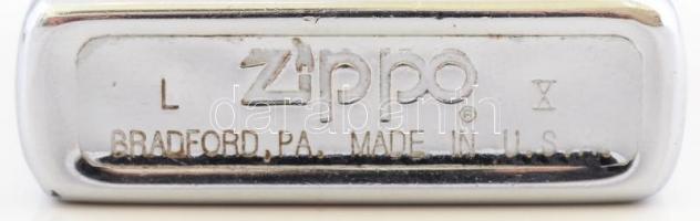 Zippo öngyújtó, fém,jelzett, 5,5x3,5cm