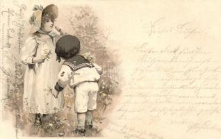 Children, Meissner & Buch POstkarten Serie 1048. litho