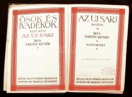 Erdős Renée: Az új sarj. I-II. Bp., é.n., Révai. Korabeli kopottas egészvászon-kötésben. Aláírt!