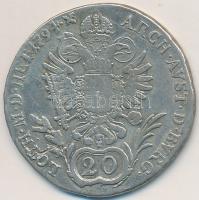 1794E 20kr Ag "I. Ferenc" T:2-,3 kis karc