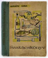 Horváth Ilona: Szakácskönyv. Magyar Nők Országos Tanácsa. Kiadói félvászon kötésben.