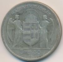 1930. 5P Ag "Horthy jobbra" T:3
Adamo P8