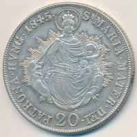 1845B 20kr Ag "V. Ferdinánd" T:2 juszt.
Huszár: 2018, Unger III.:1419