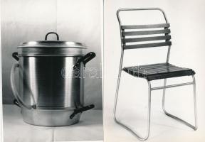 cca 1960/1970 Gyorsan változó használati tárgyaink, 13 db fénykép, 13x15 és 13x18 cm között