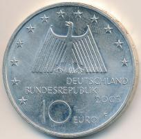 Németország 2003F 10EUR Ag "Ruhr-vidék" T:1- Germany 2003F 10 Euro Ag "Ruhr Industrial District" C:AU