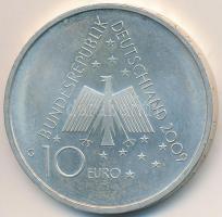 Németország 2009G 10EUR Ag "100 évesek az ifjúsági szállók" T:2 Germany 2009G 10 Euro Ag "Youth hostels - 100th Anniversary" C:XF